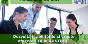 Participă la Programul de sporire a calificării managerilor Moldova – Austria