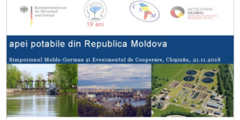 Simpozionul Moldo-German “Soluții pentru îmbunătățirea eficienței în sectorul apei potabile din Moldova”