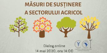 Dialog online cu genericul ”Impactul COVID-19 în agricultură și măsuri de susținere a sectorului agricol”.