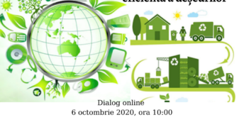 “Soluții pentru gestionarea eficientă a deșeurilor”, Dialog online