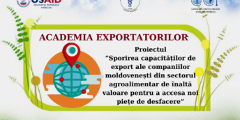Anunț pentru selectarea întreprinderilor moldovenești din sectorul produselor agro-alimentare de înaltă valoare