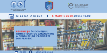 Invitație – Dialog online cu genericul: Restricții în domeniul comerțului cu amănuntul a produselor fabricate din plastic