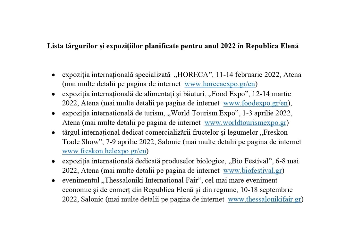 Lista principalelor târguri și expoziții planificate pentru anul 2022 în Republica Elenă (1)_page-0001