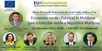 CCI invită antreprenorii la masa rotundă “Economia verde – Fabricat în Moldova: Spre o tranziție verde a Republicii Moldova”