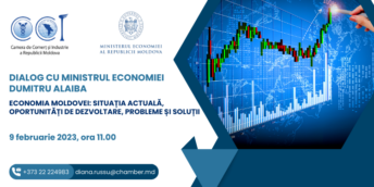 Dialog deschis cu Ministrul Economiei Dumitru ALAIBA, cu genericul „Economia Moldovei: Situația actuală, oportunități de dezvoltare, probleme și soluții”