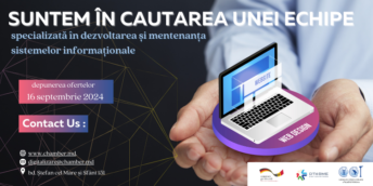 CCI a RM anunță extinderea termenului pentru depunerea ofertelor  privind achiziționarea serviciilor de dezvoltare a platformei client.chamber – Noul termen limită – 16.09.2024