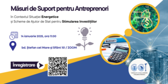 „Măsuri de Suport pentru Antreprenori în Contextul Situației Energetice și Scheme de Ajutor de Stat pentru Stimularea Investițiilor”